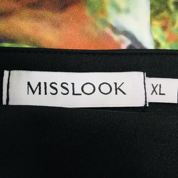 Misslook Lotus Garden Skirt Sz XL Forest Fairy Whimsy Boho - Picture 7 of 9